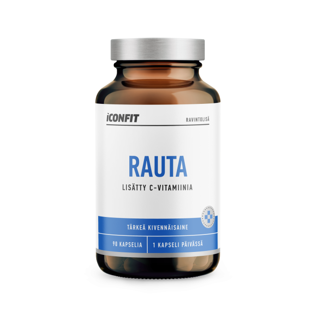 ICONFIT Järn, C-vitamin (bioaktivt järndiglycinat), 20 mg, N90 — Järn- och C-vitamintillskott
