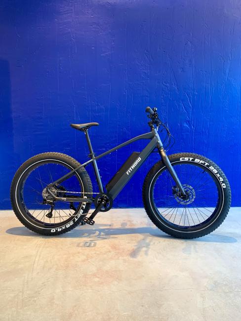 **DEMO STOCKHOLM** FitNord Rumble 300 Elfatbike 2024, svart 43 cm (720 Wh batteri)