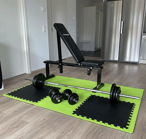 Hemmatränarens styrketräningsset 65 kg