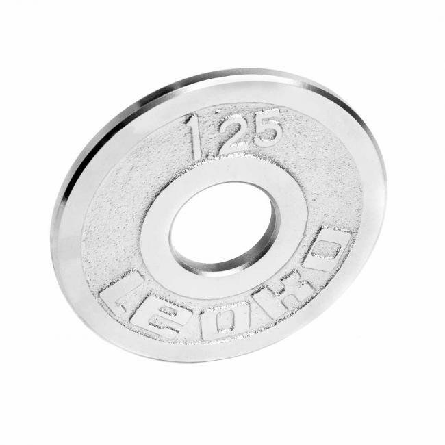 LEOKO viktskiva i metall 1,25 kg, IPF-godkänd för styrkelyft