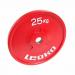 LEOKO metallviktskiva 25 kg, IPF-certifierad för styrkelyft