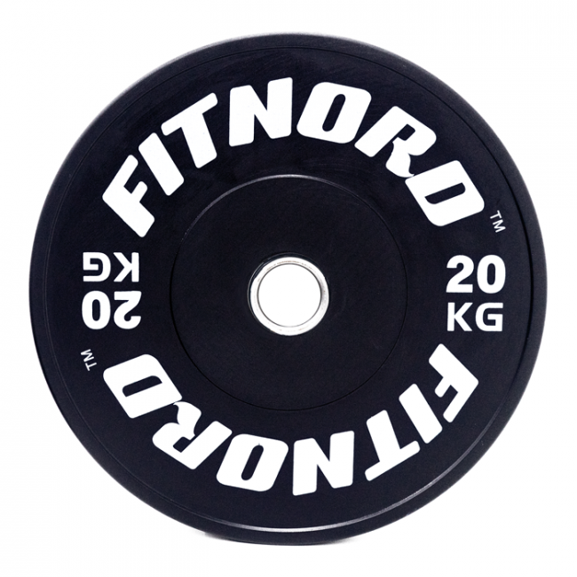 Skivstångspaket Bumper 110 kg FitNord