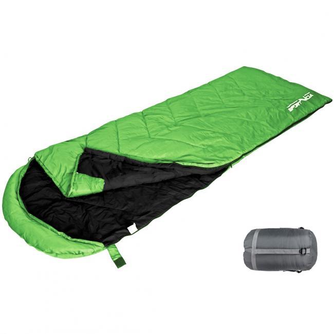 SportVida sovsäck med huva polyester + bomull