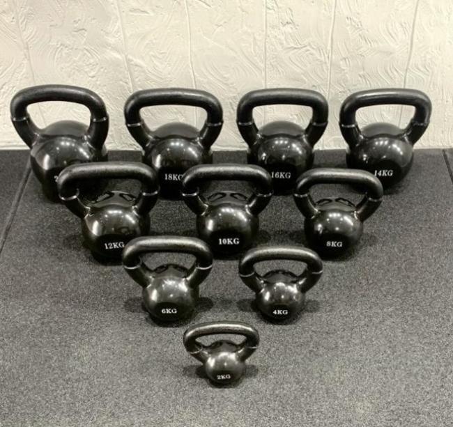 FitNord Vinylbelagd Kettlebell 36 kg