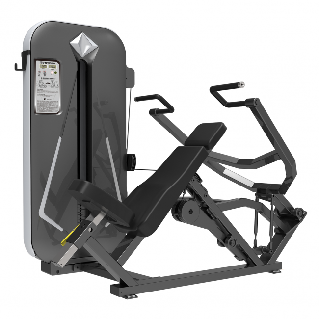 FitNord Diamond Shoulder Press med viktmagasin