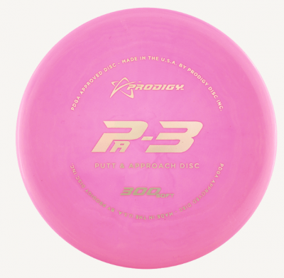 Prodigy Disc PA-3 300 mjuk Putter Frisbee golf, Rosa