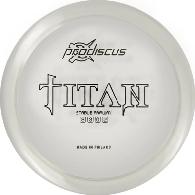 Prodiscus Premium TITAN Frisbee Golf Disc, Genomskinlig