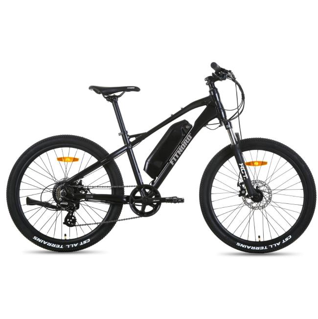 FitNord Ranger Jr Elmountainbike, svart (360 Wh batteri)