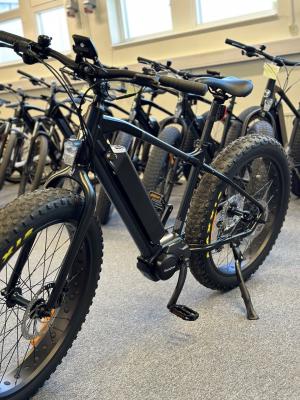 **OUTLET STOCKHOLM** FitNord Rumble 1000 FatBike 26" Elcykel, Svart (1008Wh Batteri)