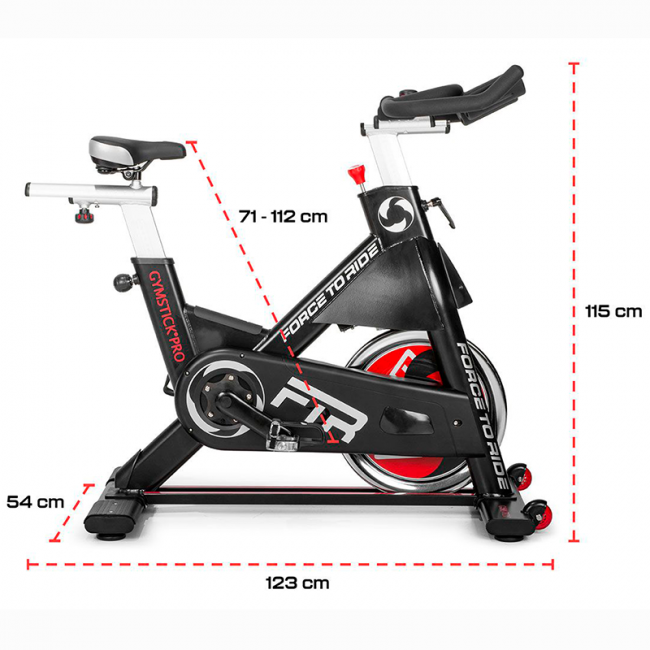 Gymstick PRO FTR Indoor Racer Spinningcykel