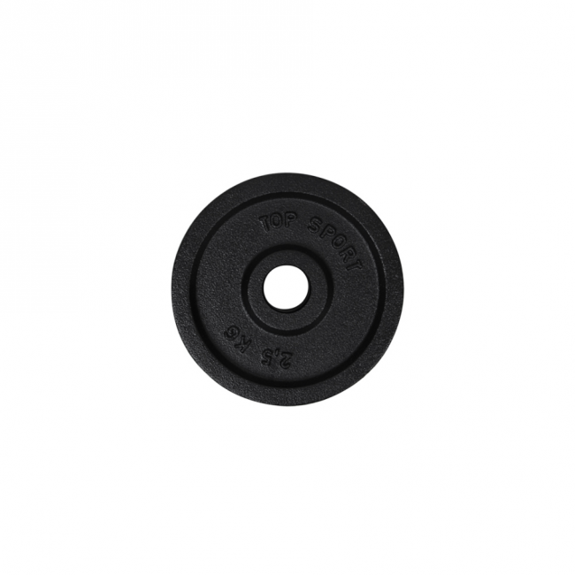 Top Sport Castyr Viktskiva 30 mm i gjutjärn 2,5 kg
