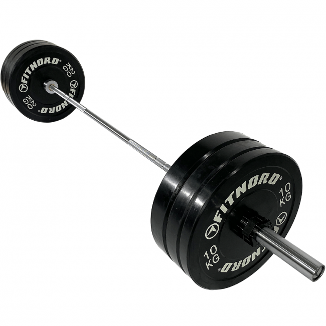 Skivstångspaket Bumper 110 kg FitNord