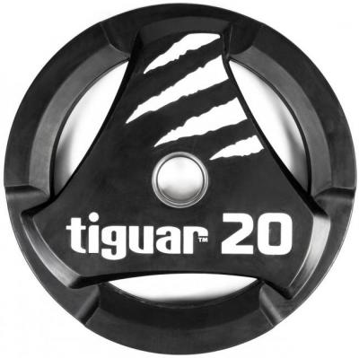 Tiguar PU viktskiva med handtag 20 kg