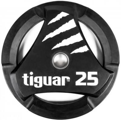 Tiguar PU viktskiva med handtag 25 kg