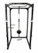 Power Squat Rack med övre och nedre block, FitNord