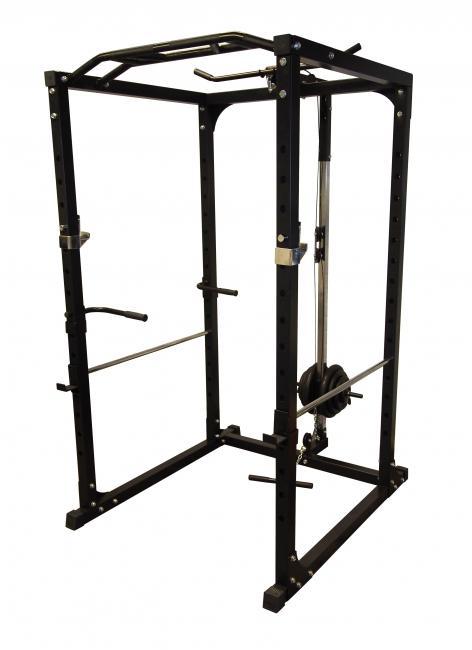 FitNord Power Squat Rack med övre och nedre block