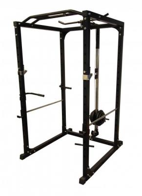 Power Squat Rack med övre och nedre block, FitNord